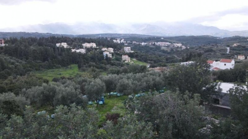 Almyrida Kreta, Almyrida: Grundstück mit einem Meer- und Bergblick zum Verkauf in Almyrida Grundstück kaufen